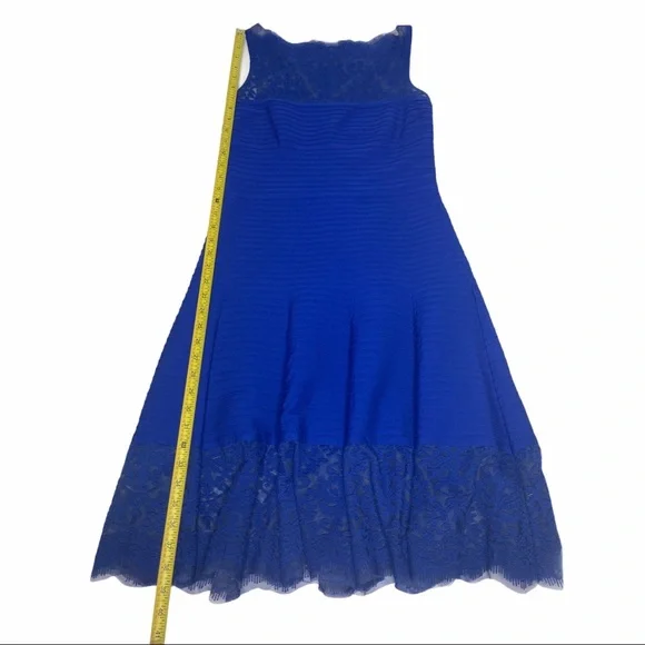Tadashi Shoji Matte Lace A-Line Jersey Dress Blue - threedaughtersproperties.com Tadashi Shoji Matte Lace A-Line Jersey Dress Blue - threedaughtersproperties.com
